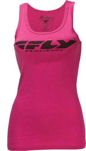 Fly racing pink womens corporate sleeveless dirt bike t-shirt tank mx atv 2015