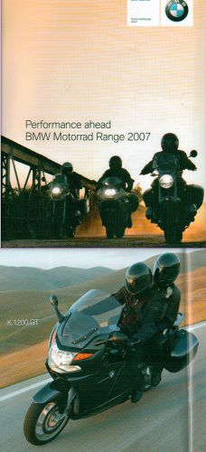 2007 bmw huge 24 page all model motorcycle brochure