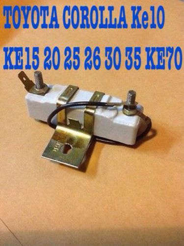 Toyota corolla ke10 ke15 ke20 ke25 ke26 ke30 ke35 ke36 ke70 coil resistor