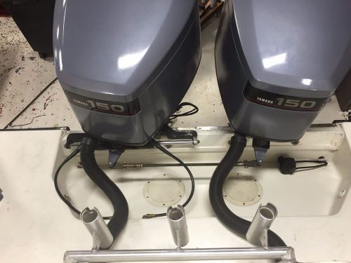 Yamaha 150hp 2-strokes--counterrotating pair