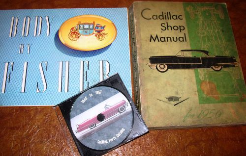 1956 cadillac shop &amp; brochure manual deville eldorado biarritz convertible 62 75