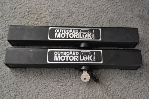 2 fulton outboard motor lock pair keyed the same