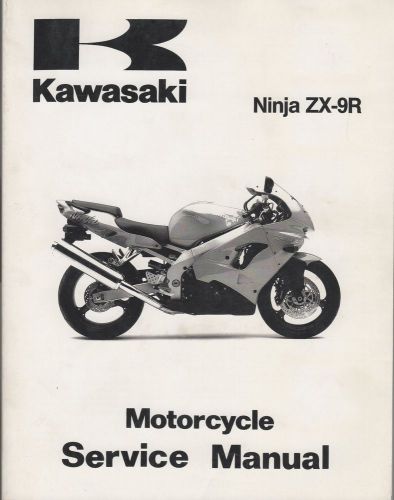1998-1999 kawasaki motorcycle ninja zx-9r service manual p/n 99924-1225-02 (675)