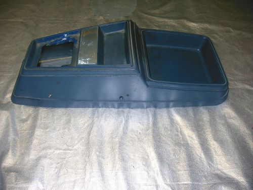 1976 - 87 chevette pontiac t1000 manual floor shifter console blue oem