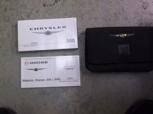 Owner&#039;s manual for 2008 chrysler 300