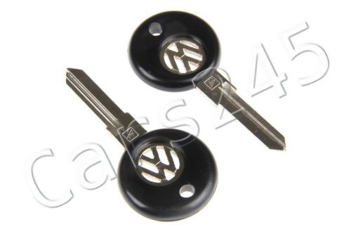 Genuine vw 2 blank car keys hv golf mk 1 mk2 scirocco gti jetta 161837219
