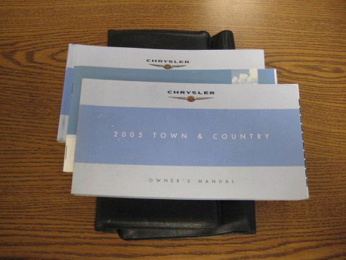 2005 chrysler town &amp; and country genuine oem owners manual