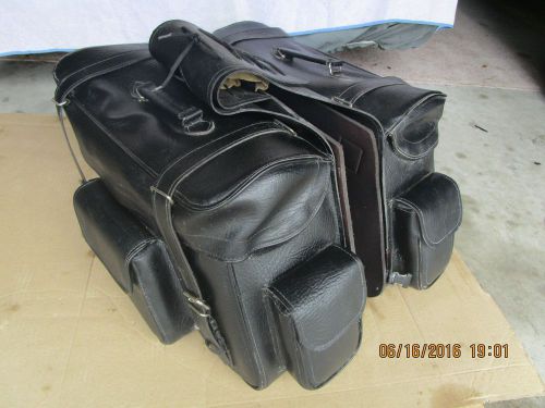 Harley-davidson leather saddlebags