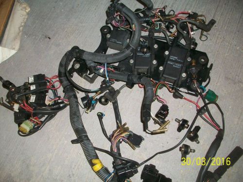 Mercury 2000 2.5  v6 efi   wiring harness with coil packs and injectors