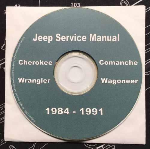 1984-1991 jeep service manual cd