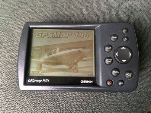 Garmin 196 portable aviation gps