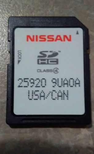Genuine nissan 2016 murano sd navi card 25920 9ua0a latest update