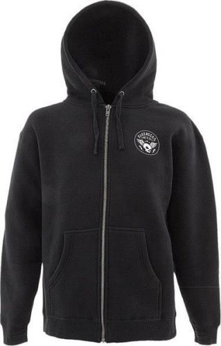 Slednecks warriors heavyweight zip up hoodie black medium md