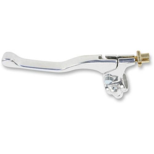Pu power clutch lever assembly shorty silver fits suzuki rm400 1978-1980