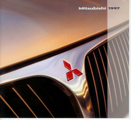 1997 mitsubishi brochure 3000gt diamante montero eclipse galant mirage max spyde