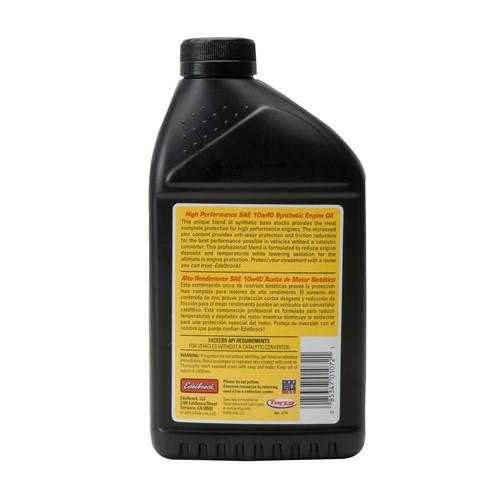 Edelbrock 1072 High Performance Synthetic Engine Oil SAE 5W30 1 qt., US $30.99, image 2