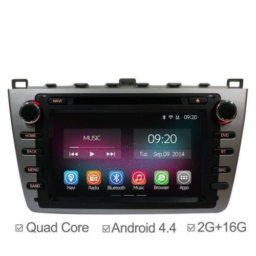 8" car dvd player 4 core for mazda 6 2009-2012 2015 gps radio bluetooth 1024*600