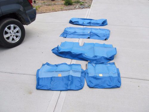 Nos 1957 1958 1959 desoto plymouth chrysler dodge seat covers 2 door blue