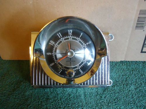 Vintage 1960&#039;s  aqua meter  add-a- meter  boat clock (1968 chris craft ) working