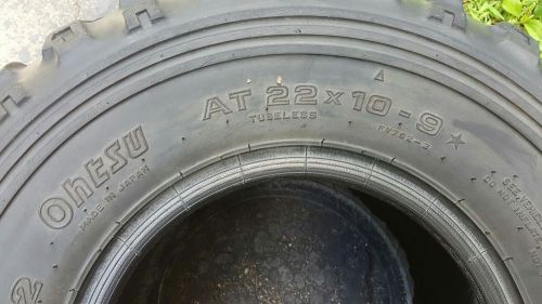 85 honda oem rear wheels ohtsu h trak  p/v 702 tires 85 86 350x 22x10x9