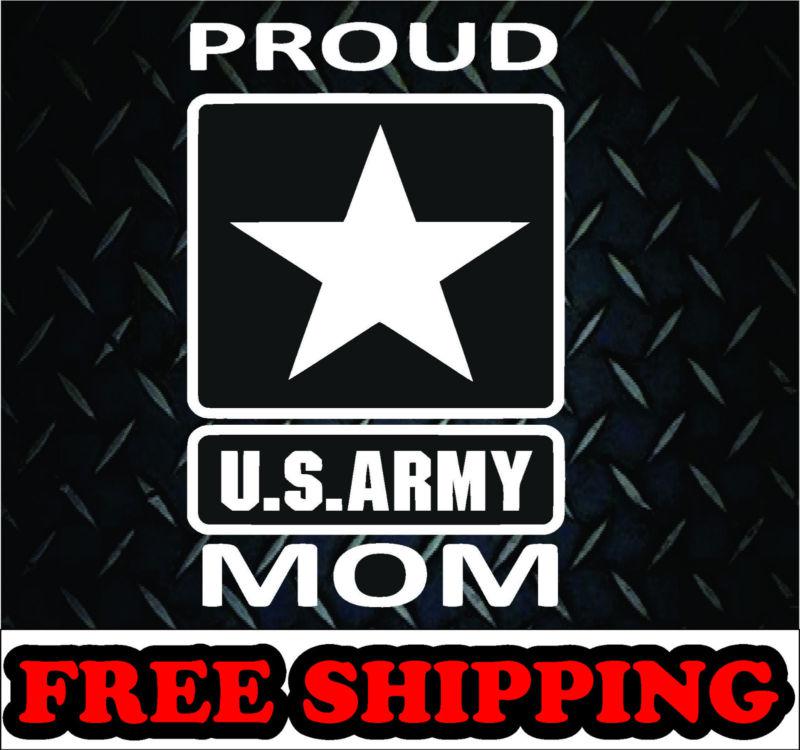 Proud army mom* vinyl decal sticker truck military usa 4x4 diesel family 