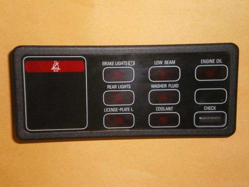 Bmw e28 e30 325e 325i 528es 533i 535i  hella check unit control panel