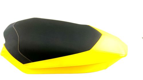 Ski-doo nto oem snowmobile black/yellow seat base/foam/cover 510004689/510005407