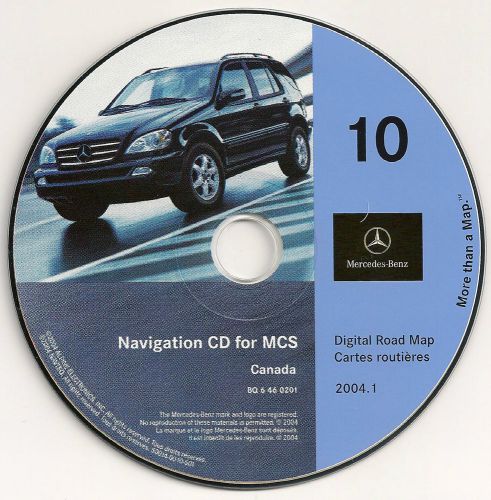 2000 2001 2002 mercedes ml320 ml430 ml500 ml55 navigation cd cover canada map