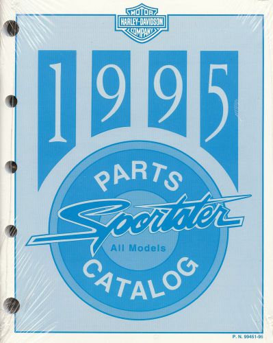 1995 harley-davidson xlh sportster parts catalog manual -new sealed-xlh-883-1200