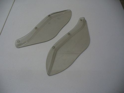 Harley 96-04 flhtc cv fairing side clear windshield deflectors used