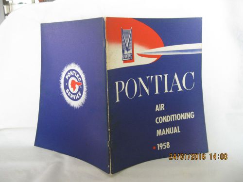 1958 pontiac air conditioning factory original manual