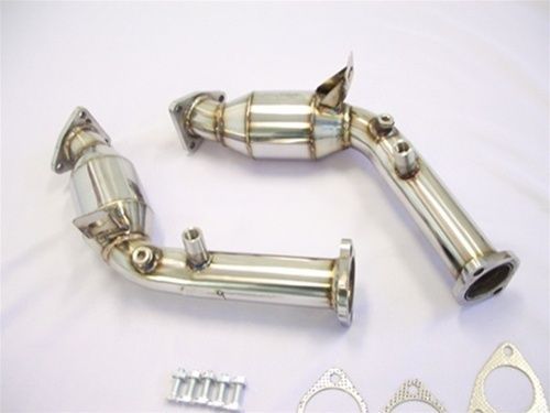 Cnt racing v2 high flow cats / down pipes for nissan 350z g35 03-06 z33