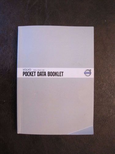Volvo s60 pocket data book