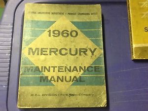 1960 mercury maintenance manual