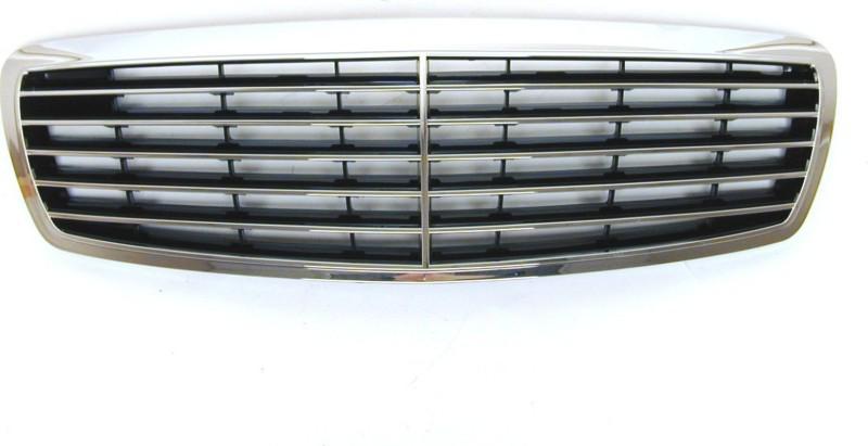 Mercedes grille chrome/black assembly e300 e350 e500 e55amg w211, 211 880 0583