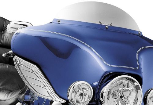 Kuryakyn - 1108 - dragon wing variable air deflectors, dark smoke