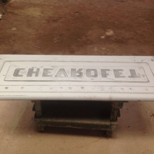 67-72 chevy c10 truck stepside bed tailgate w/ chevrolet