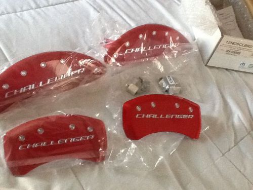 Caliper covers 12162sclbrd dodge block/challenger red powder coat silver new