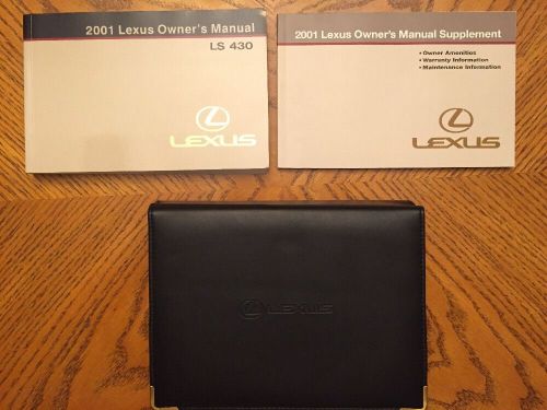 2001 lexus ls430 owner&#039;s manual stock #273