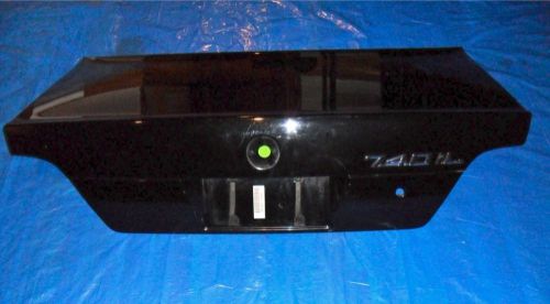 Bmw e38 740i, 740il, 750il. trunk lid, black