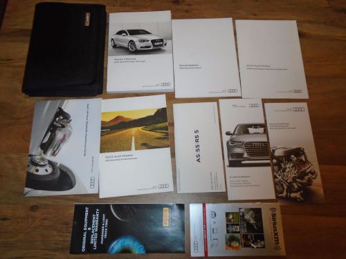2015 audi a5 s5 coupe owners manual &amp; books complete oem free shipping