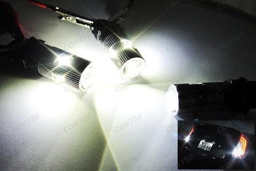 2 1156 ba15s 5x cree q5 led projector 25w turn signal light stop drl backup 7506