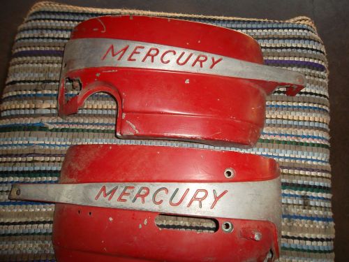 1955 mercury  mark 25 hurricane outboard engine covers- look