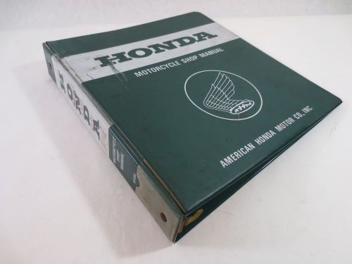 Honda factory service manual binder 2 inch cbx cb750 cb400f