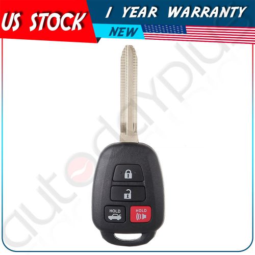 New uncut 2012 2013 2014 toyota camry keyless entry remote head key fob hyq12bdm