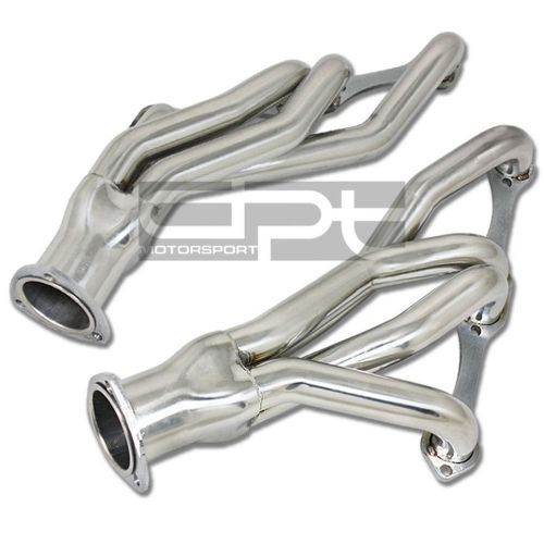 Stainless clipster header manifold/exhaust for small block sbc 5.0/5.7/6.6 v8