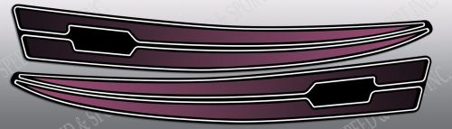 1974 arctic cat cheetah hood decals graphics snowmobile - like nos