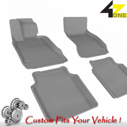 3d fits 2011-2012 bmw 740li g3ac72421 gray carpet front and rear car parts for s
