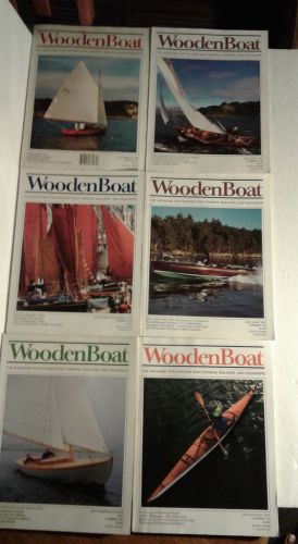 WOODEN BOAT MAGAZINES!!! COLLECTIBLE! PACK OF 6, US $11.50, image 1