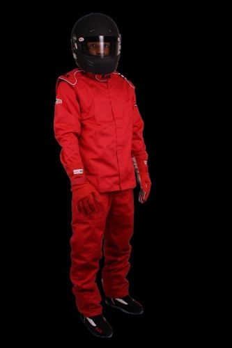 EMBROIDERY WITH YOUR NAME RJS ELITE FIRE SUIT SFI 3-2A/1 JACKET & PANTS RED LG, US $159.99, image 1